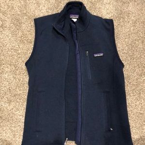 Navy Patagonia Sweater Vest
